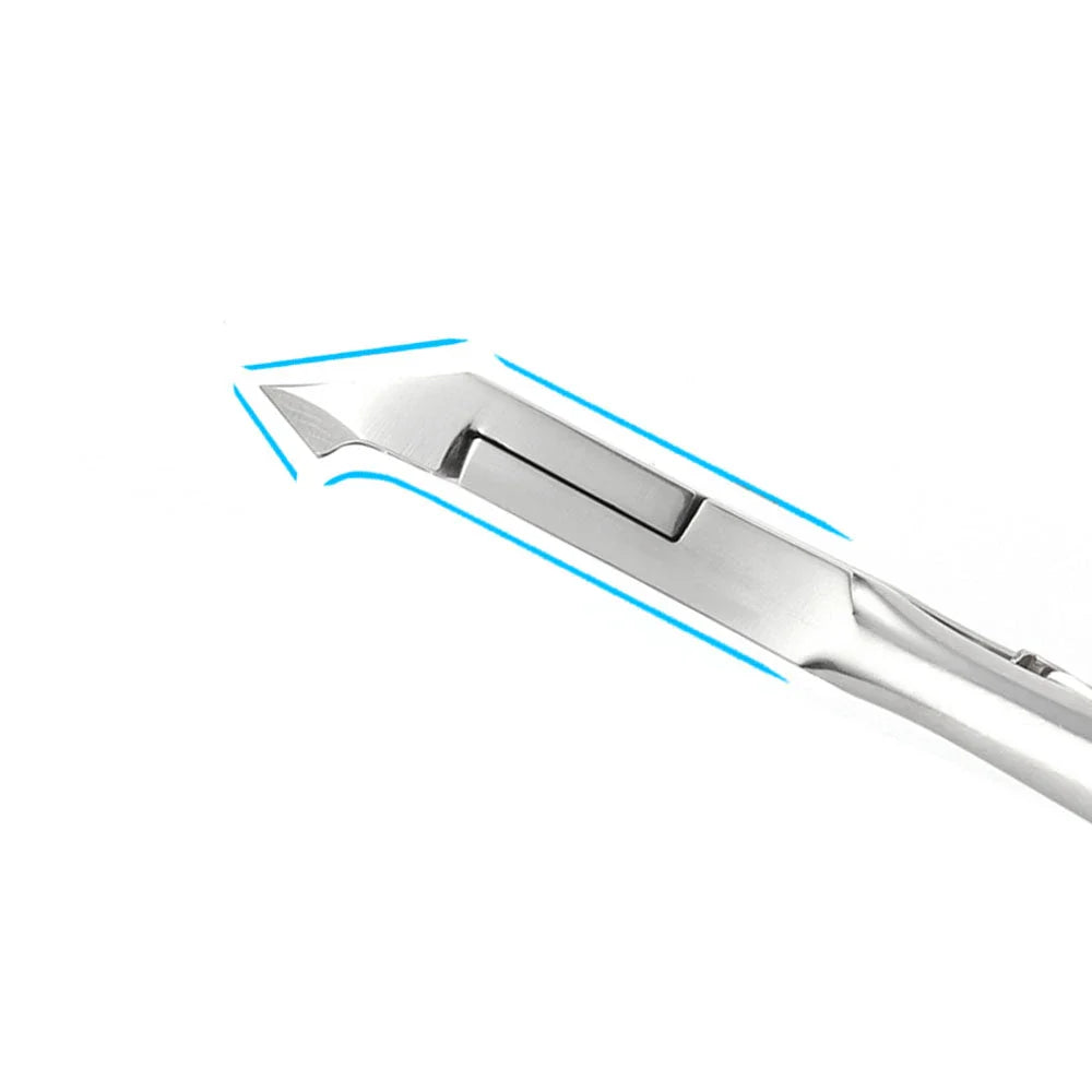 Professional Stainless Steel Cuticle Nipper and Dead Skin Remover for salon-quality manicures and pedicures at home