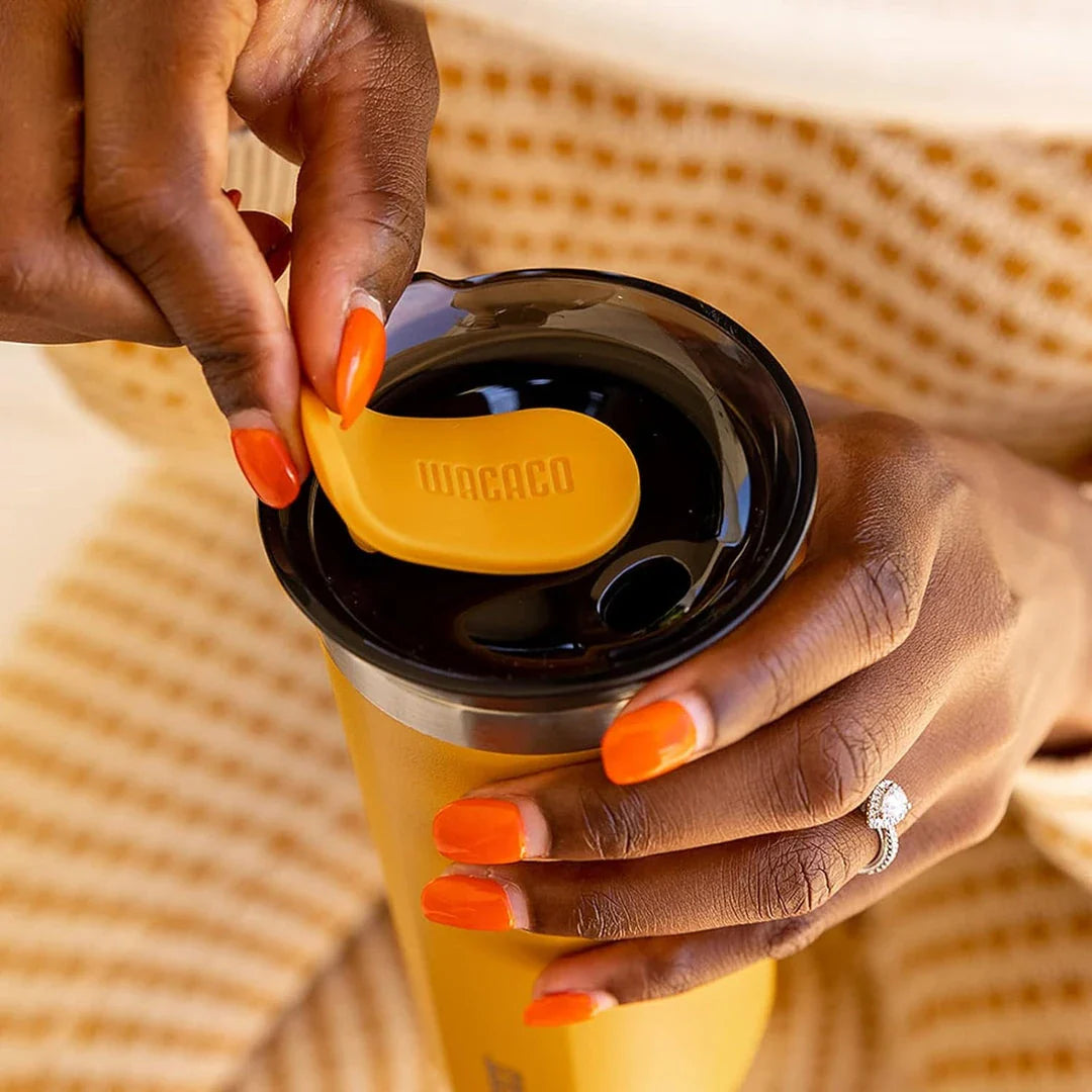Insulated Stainless Steel Coffee Mug in various vibrant colours, perfect for daily use and on-the-go adventures