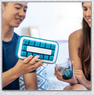 Iceduo Ice Cube Maker - Innovative Silicone Mold for Effortless Ice Cube Dispensing