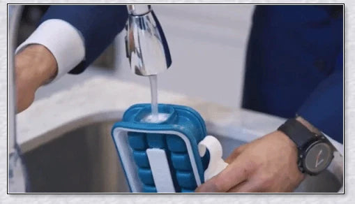 Iceduo Ice Cube Maker - Innovative Silicone Mold for Effortless Ice Cube Dispensing