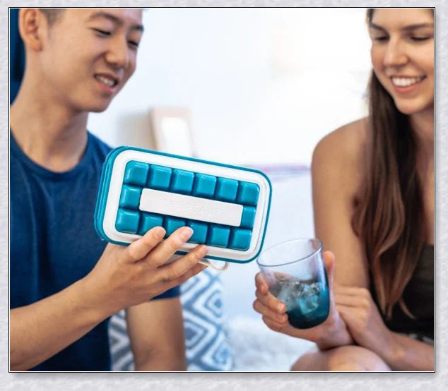 Iceduo Ice Cube Maker - Innovative Silicone Mold for Effortless Ice Cube Dispensing