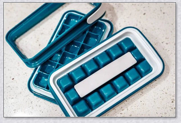 Iceduo Ice Cube Maker - Innovative Silicone Mold for Effortless Ice Cube Dispensing