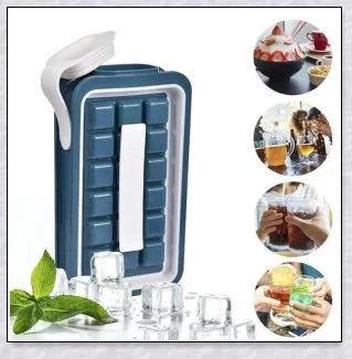 Iceduo Ice Cube Maker - Innovative Silicone Mold for Effortless Ice Cube Dispensing