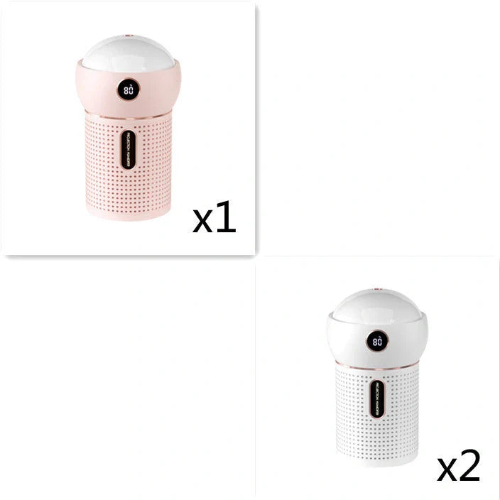 Compact projector humidifier with night light feature for student dormitories