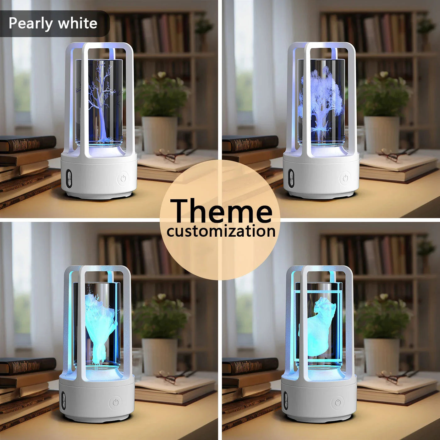 Elegant 2-in-1 Bluetooth speaker lamp with touch control, available in various color and design options