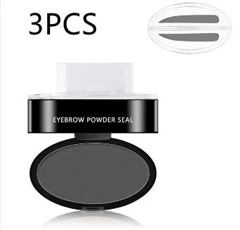 Precision Eyebrow Enhancing Makeup Kit with Stamp and Powder for Flawless Brows