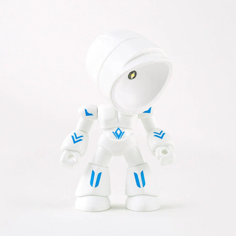 Mini LED Hero Robot Table Lamp with adjustable arms and 360° rotating head