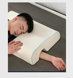 Luxurious Couple Pillow with Slow-Rebound Memory Foam, Ergonomic Design, and Customisable Options for Optimal Sleep Comfort