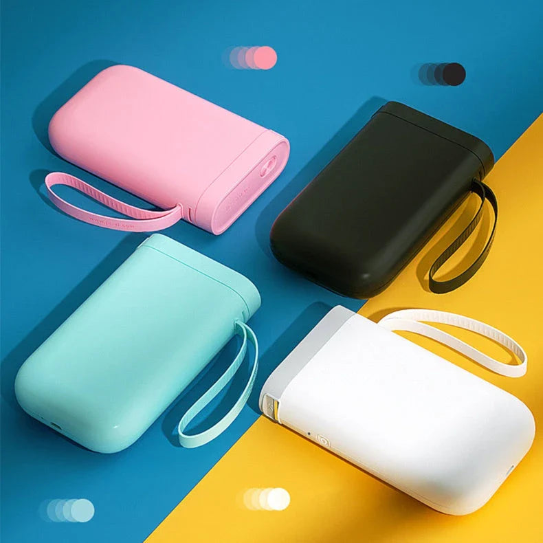 Compact Bluetooth Label Printer with thermal printing technology, Bluetooth connectivity, and versatile label design capabilities for home and office use