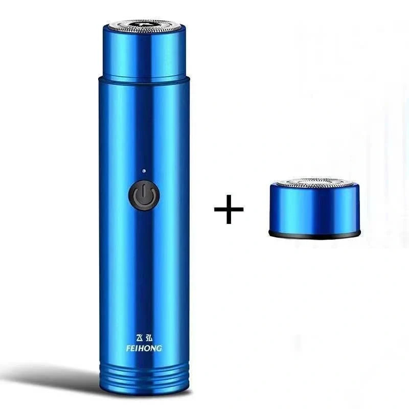 ARECTECH Mini Electric Shaver with double-blade for efficient shaving