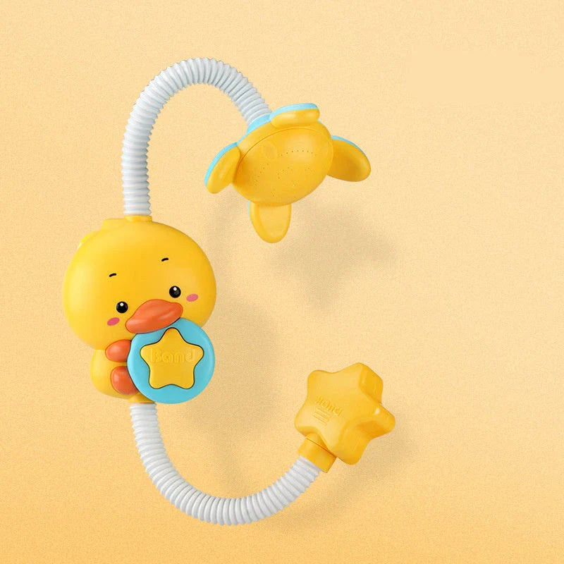 Elephant-shaped water spray toy with adjustable nozzle for bathtime fun and sensory exploration