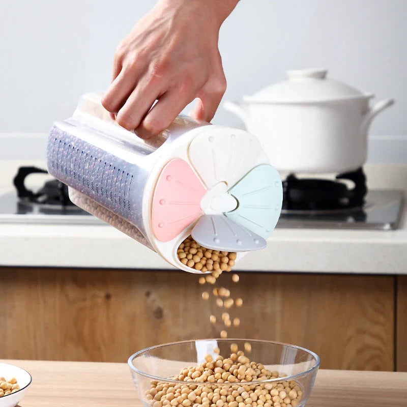 GiftHome UK Premium Food Storage Containers with Airtight Lids - For Cereals, Grains and Dry Goods