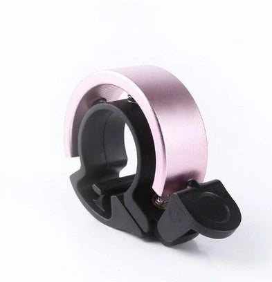 Stylish aluminium bicycle bell with clear, 90-decibel sound for enhanced safety and style on your mountain bike or road cycle