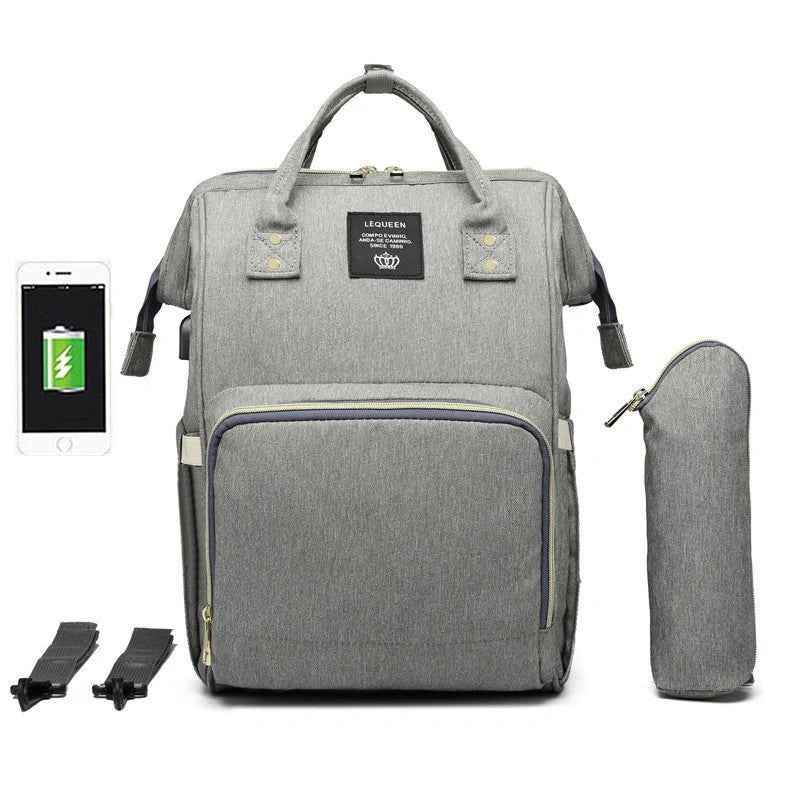 Stylish Mummy Bag - Multifunctional Large Capacity Organiser for Busy Parents in various colours and styles