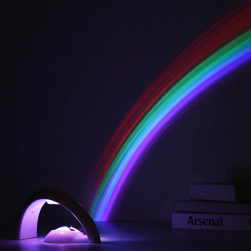 Premium Magical Rainbow Sky Projection Night Light for creating a tranquil, soothing ambience in UK homes