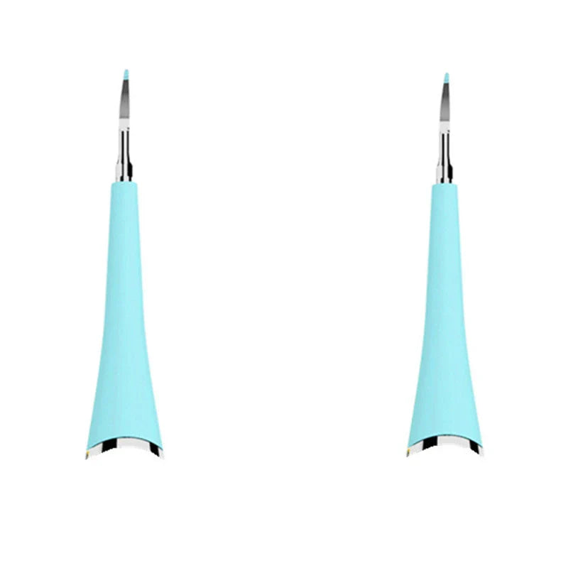Waterproof Electric Toothbrush Cleaner with Vibrating Head, Silica Gel and ABS Materials, Ergonomic Handle for Effective Plaque and Tartar Removal