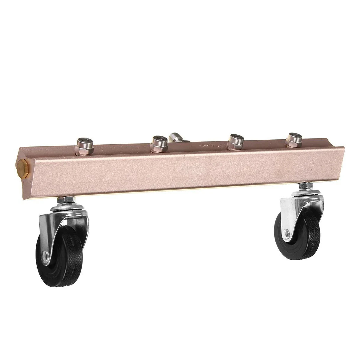 Versatile car chassis cleaning brush with copper-stainless steel alloy and rubber construction, designed for efficient undercarriage cleaning