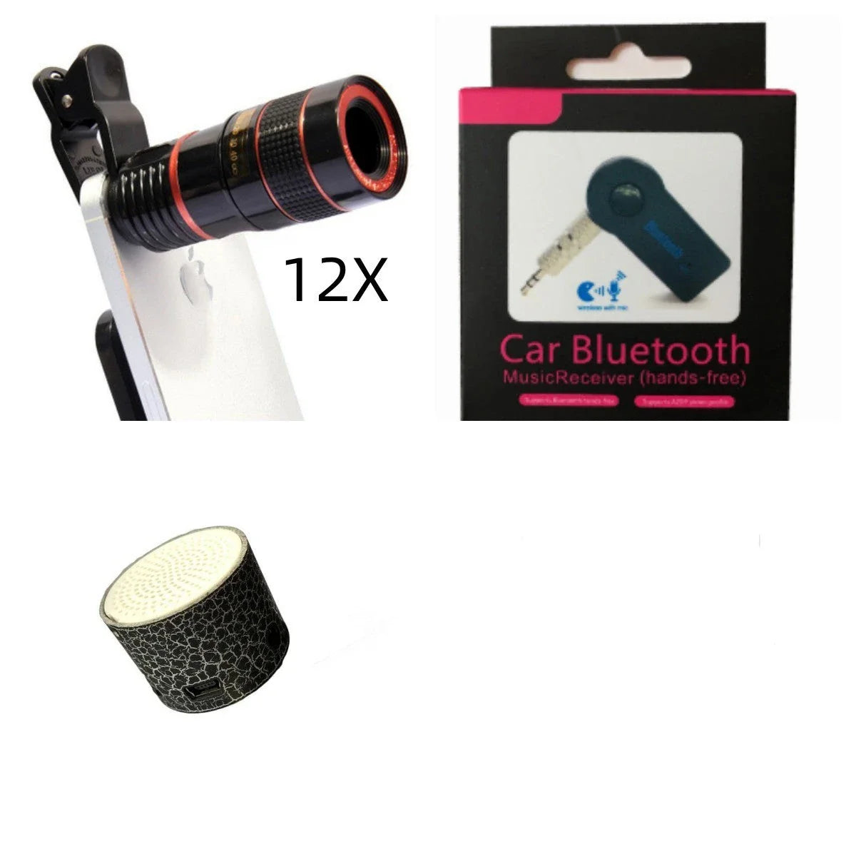 Compact wireless Bluetooth speakers in various colours with premium design and rich sound quality