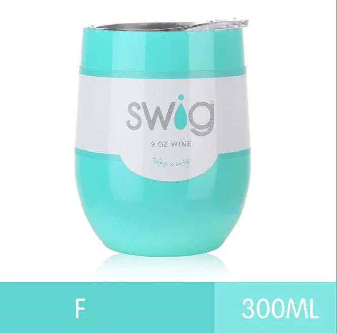 9 oz insulated stainless steel tumbler mug with lid in various vibrant colours, perfect for hot and cold beverages