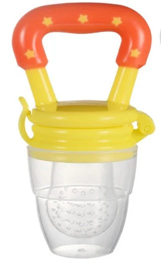 Versatile silicone pacifier with secure design to provide a safe and comfortable feeding experience for babies