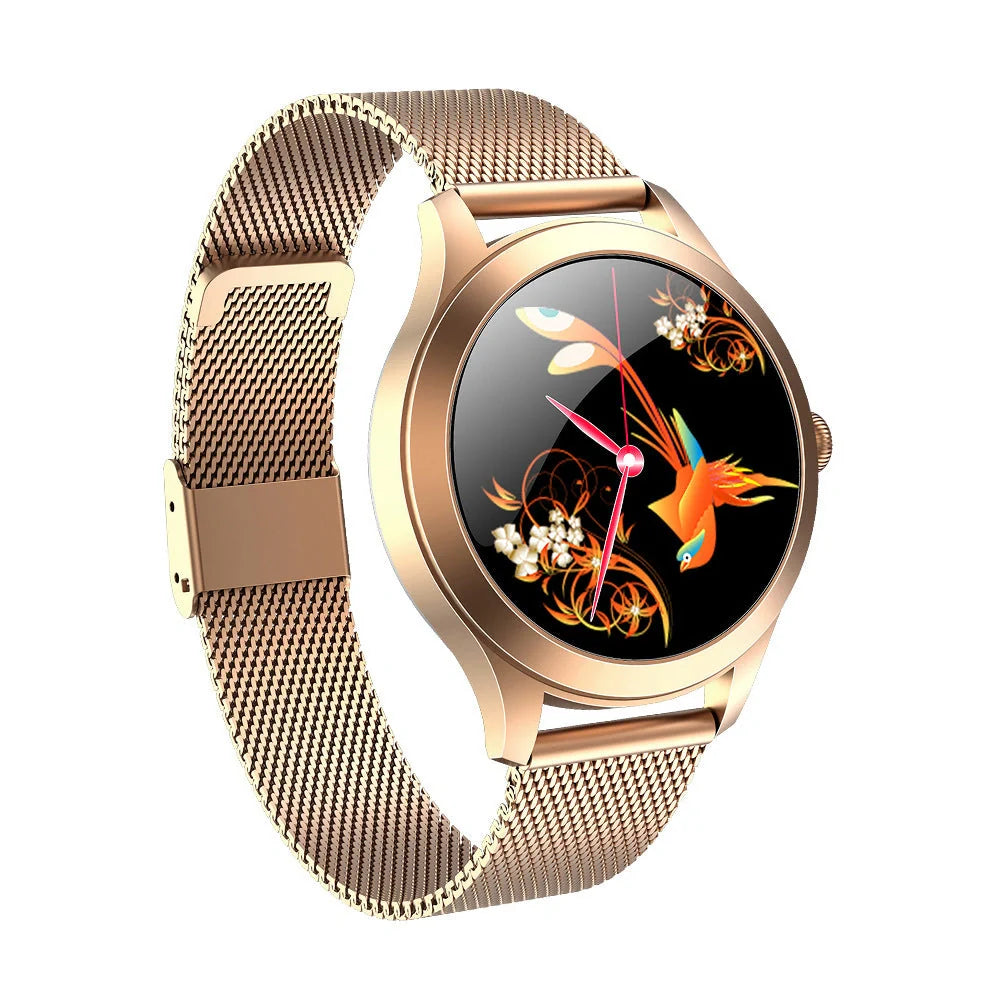 Chivo KW10Pro women's smart watch with fine steel strap and ultra-thin dial