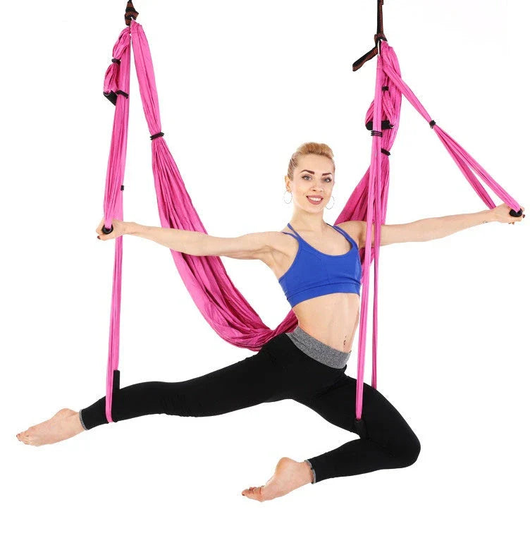 Premium Anti-Gravity Yoga Hammock for Aerial Dance and Fitness - Smooth Rotation, High-Strength Nylon Fabric, Versatile Design