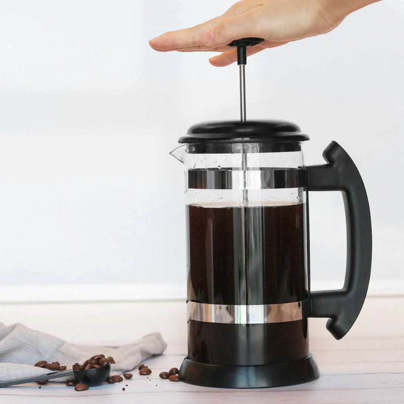 GiftHome UK Premium French Press Coffee Maker in Stylish Glass