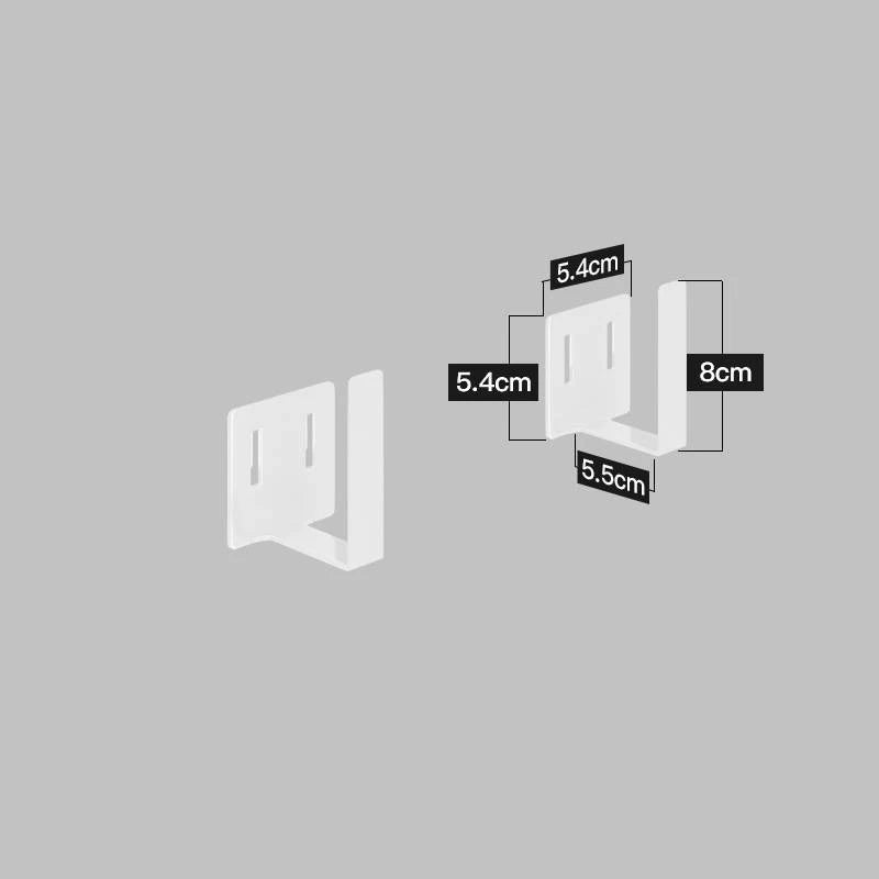 A high-quality stainless steel wall-mounted kitchen storage rack with a perforated design for customisable storage