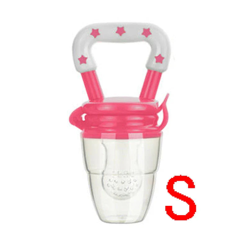 Versatile silicone pacifier with secure design to provide a safe and comfortable feeding experience for babies