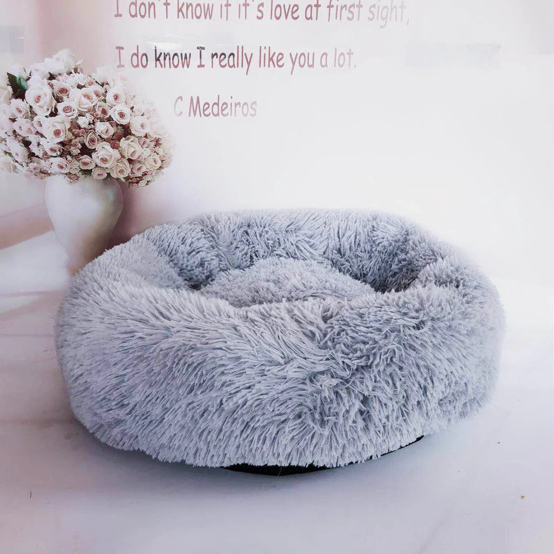 Cosy Plush Pet Nest in various colours and sizes for ultimate pet comfort