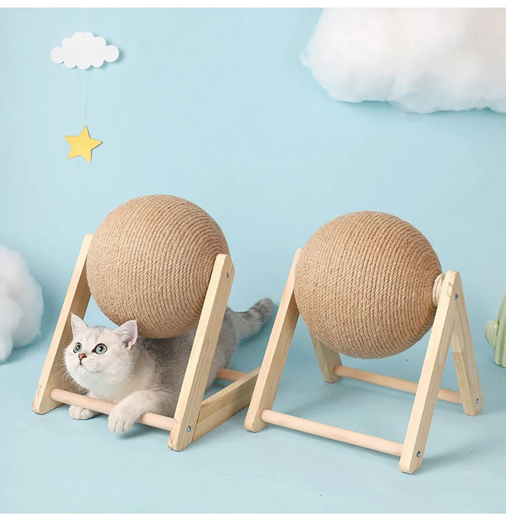 Professional Vertical Cat Toy Sisal Cat Catching Ball for furniture protection