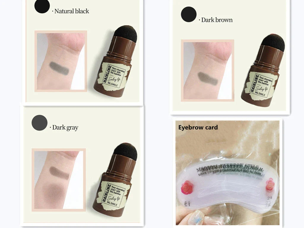 Premium Eyebrow Shaping Kit with precision stamp for effortless, natural-looking brow perfection