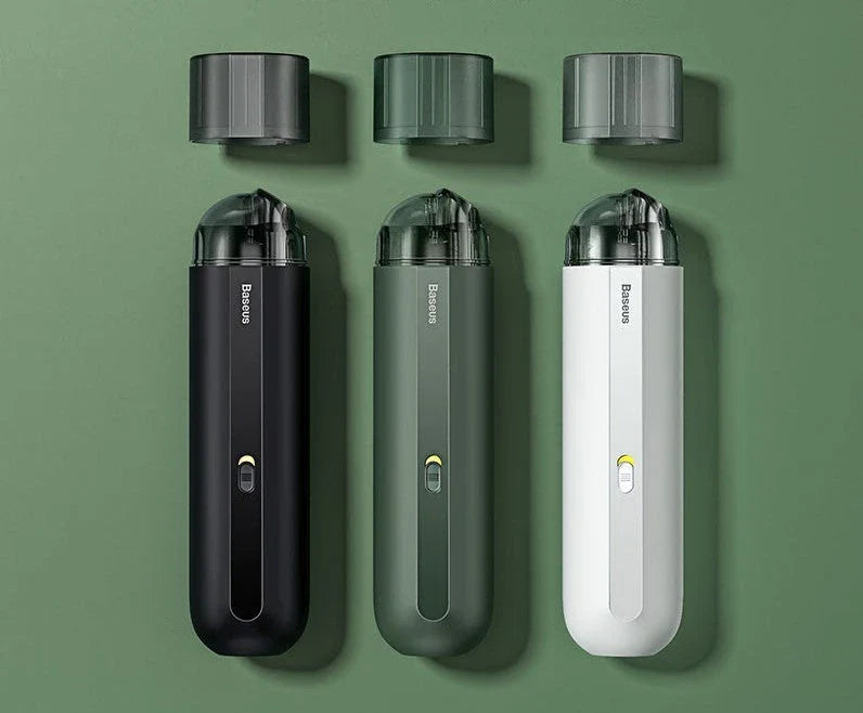 BASEUS Wireless Car Vacuum Cleaner with 5,000Pa Suction, Portable Design, and HEPA Filtration for Spotless Car Interior
