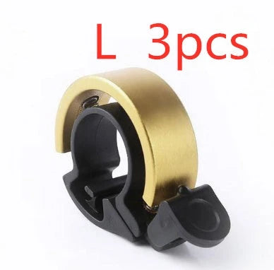 Stylish aluminium bicycle bell with clear, 90-decibel sound for enhanced safety and style on your mountain bike or road cycle