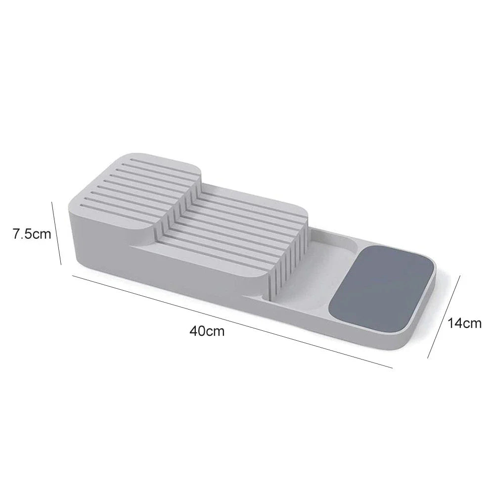Innovative Drawer Organiser with separate compartments for efficient kitchen storage and organisation