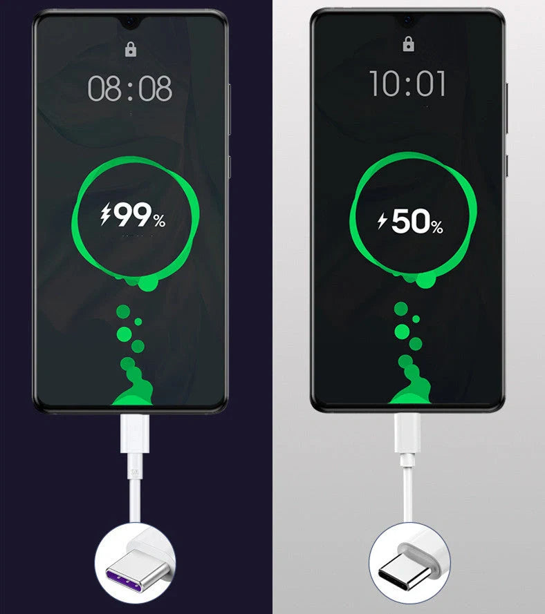 Premium USB-C data cable with 5A fast charging, durable copper wire construction, and sleek design for modern devices