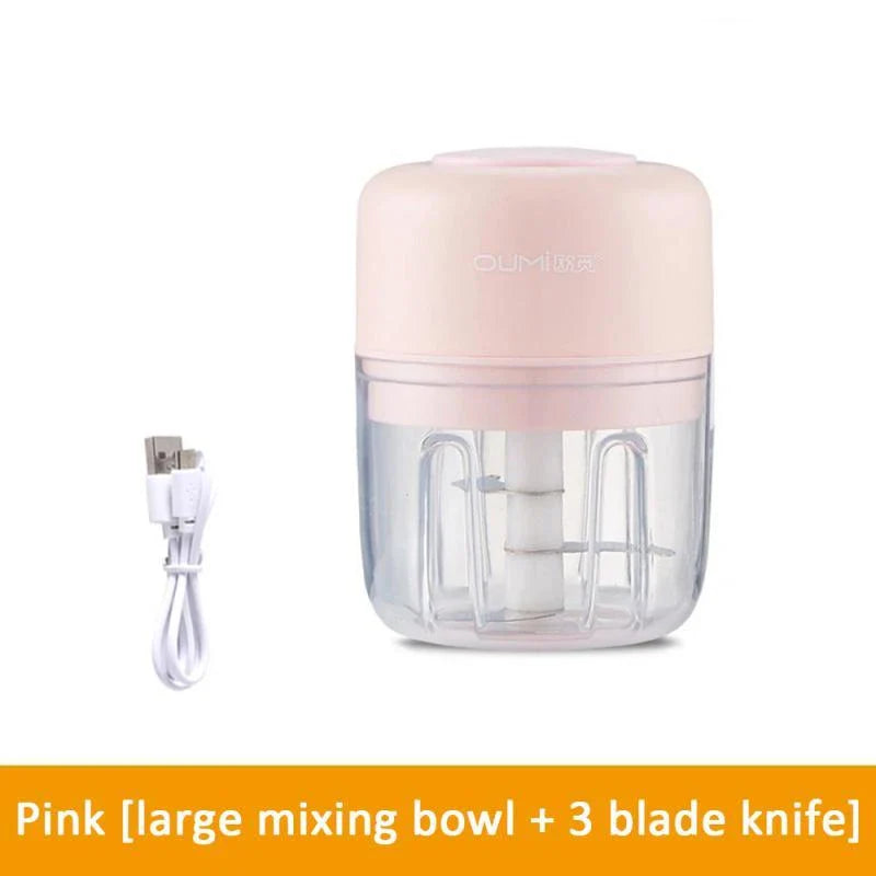Versatile Electric Garlic Grinder - Efficiently grind garlic, ginger, spices, and more for delicious homemade meals and smoothies