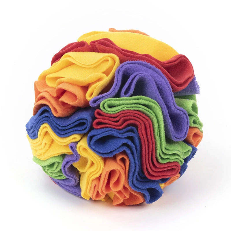 Premium snuffle puzzle mat made of soft, eco-friendly polar fleece to stimulate pets' natural foraging instincts