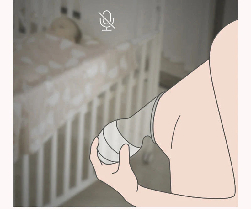 Premium silicone breast pump with large 85mm opening, designed for discreet and comfortable milk collection