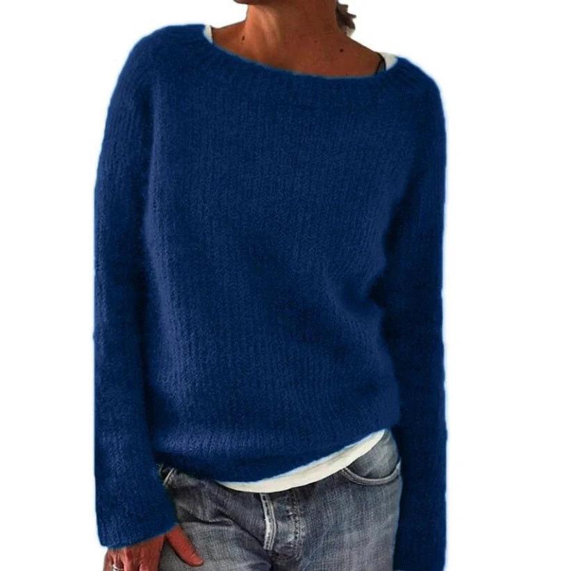 Casual fine wool knit sweater in various colours and sizes