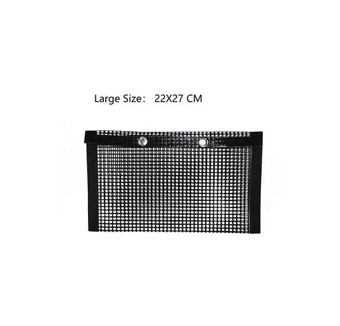 Reusable non-stick BBQ grill mesh bags for outdoor cooking and easy cleanup