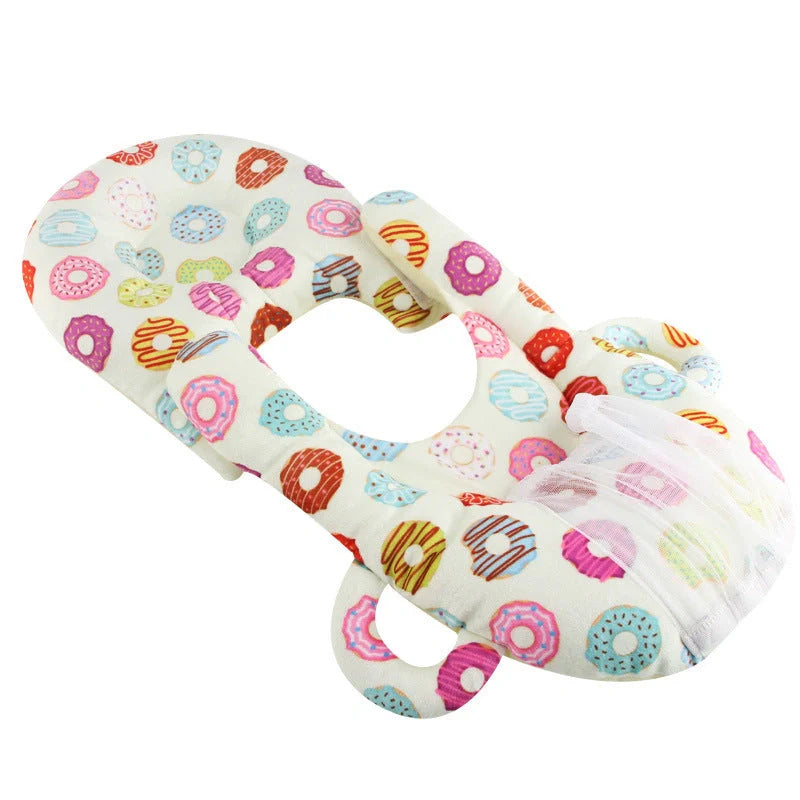 Multifunctional Newborn Nursing Pillow in soft, breathable fabric for comfortable breastfeeding support