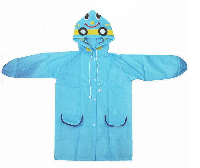 Charming waterproof raincoat for British schoolchildren, made from high-quality Oxford cloth in a range of vibrant colours