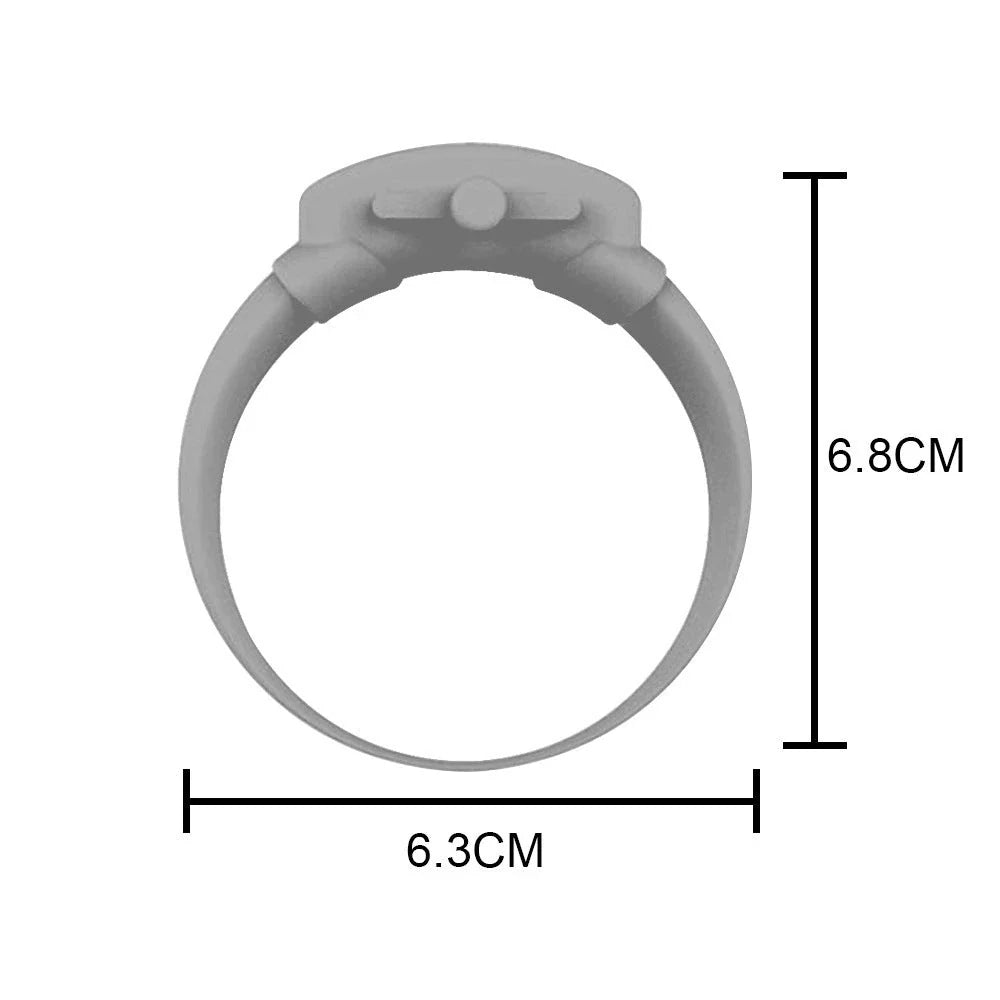 Premium wearable hand sanitiser dispenser bracelet in various colours, made with durable silicone TPU material
