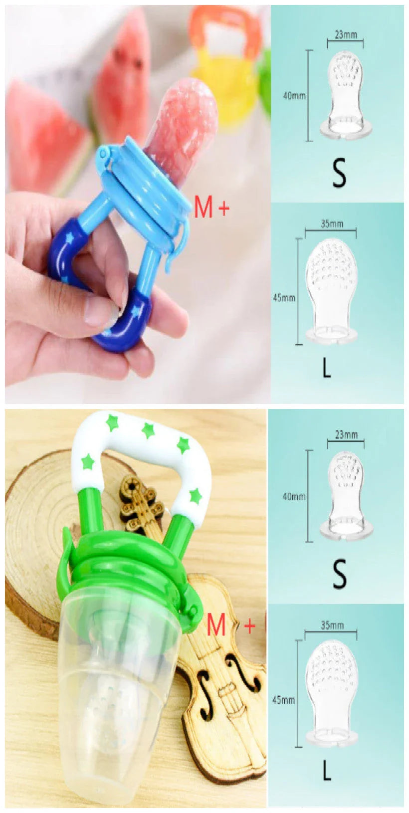 Versatile silicone pacifier with secure design to provide a safe and comfortable feeding experience for babies