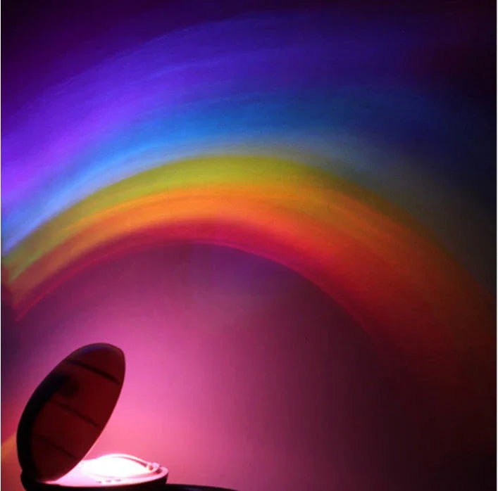 Premium Magical Rainbow Sky Projection Night Light for creating a tranquil, soothing ambience in UK homes