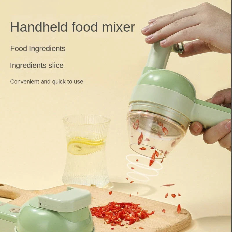 Electric food processor with sleek, modern design for efficient meal preparation