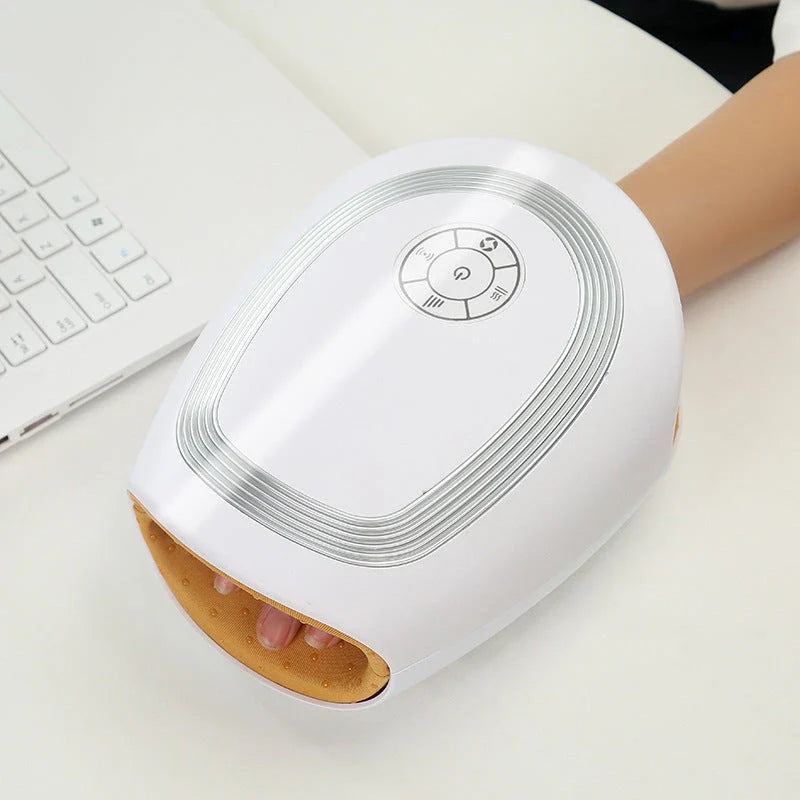 Luxurious 3D Wave Electric Airbag Hand Massager with Heating Function for Soothing Hand Relief and Relaxation