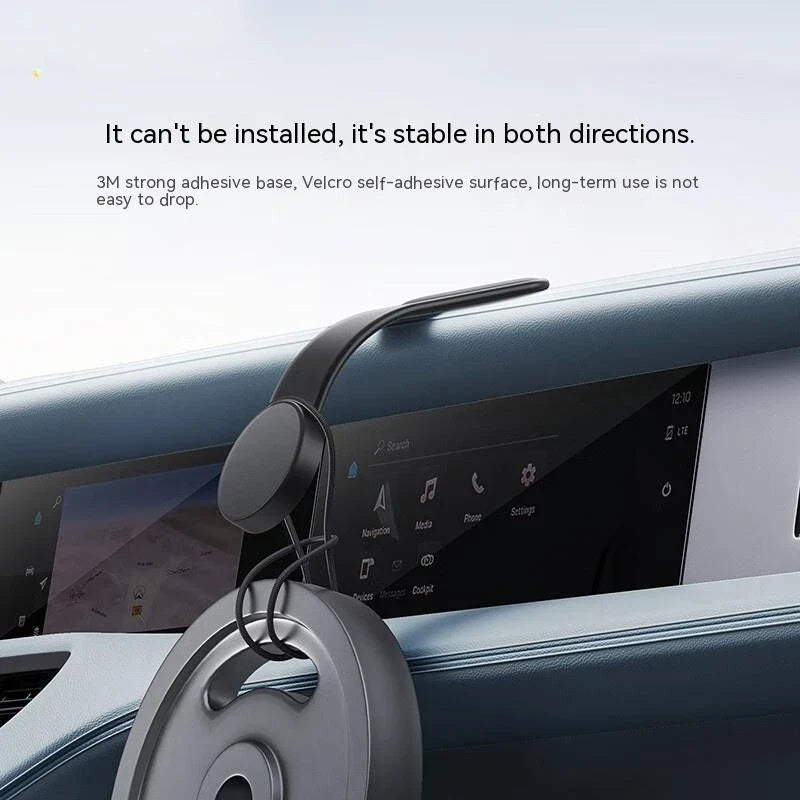 Magnetic Car Phone Mount with Wireless Charging - Adjustable, Secure Hands-Free Holder for Smartphone