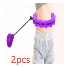 Adjustable waist hoop made of high-quality polypropylene for efficient fitness training and fat burning